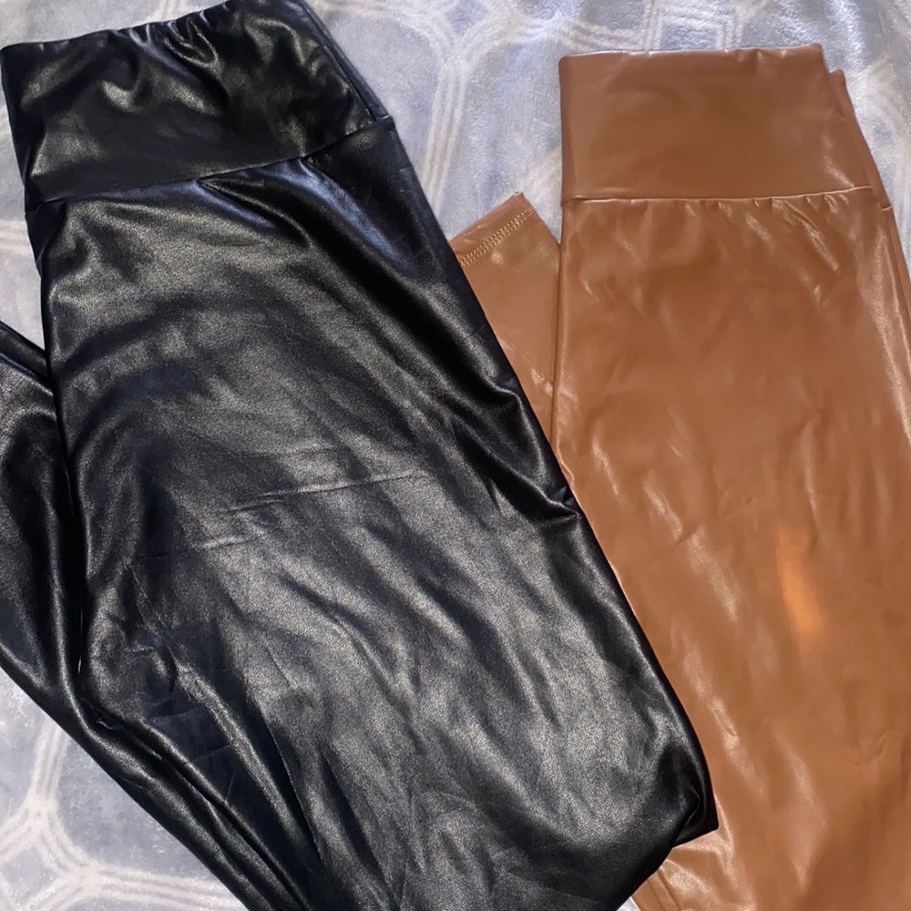 2 leather pants brand new with tags :) $20 for BOTH